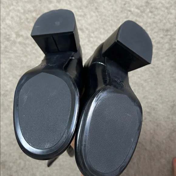 NWT Zara WIDE HEELED TOPSTITCHED BOOTS - Picture 8 of 15